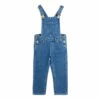 Organic Cotton Denim Overalls Denim blue Mini Rodini Fashion Baby, Children