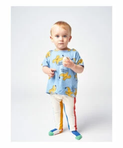 Organic Cotton Dog Baby T-shirt Blue Bobo Choses Fashion Baby -Baby Tops Elegant Store organic cotton dog baby t shirt blue bobo choses fashion baby 2