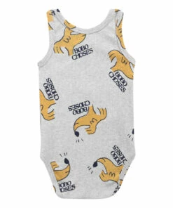 Organic Cotton Dog Babygrow Grey Bobo Choses Fashion Baby 7 Organic Cotton Dog Babygrow Grey Bobo Choses Fashion Baby -Baby Tops Elegant Store organic cotton dog babygrow grey bobo choses fashion baby 3