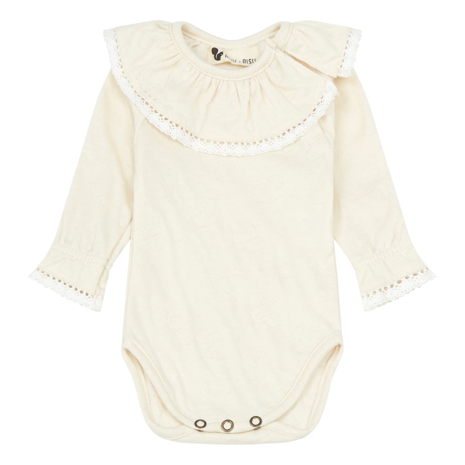 Organic Cotton Doll Babygrow Cream Risu Risu Fashion Baby 1 Organic Cotton Doll Babygrow Cream Risu Risu Fashion Baby