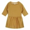 Organic Cotton Dress Mustard Gray Label Fashion Baby, Children