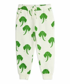 Organic Cotton Elephant Joggers Green Mini Rodini Fashion Baby, Children