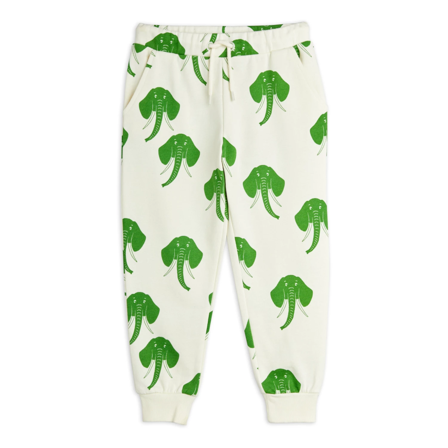 Organic Cotton Elephant Joggers Green Mini Rodini Fashion Baby, Children 1 Organic Cotton Elephant Joggers Green Mini Rodini Fashion Baby, Children