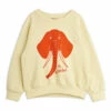 Organic Cotton Elephant Sweatshirt Yellow Mini Rodini Fashion Baby, Children