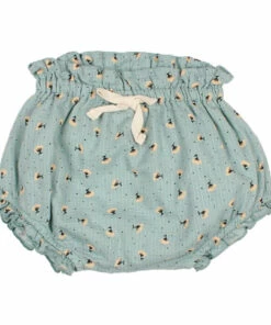 Organic Cotton Floral Bloomers Green water Búho Fashion Baby