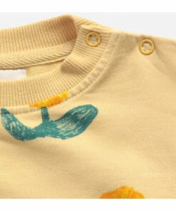 Organic Cotton Floral Sweatshirt Yellow Bobo Choses Fashion Baby 8 Organic Cotton Floral Sweatshirt Yellow Bobo Choses Fashion Baby -Baby Tops Elegant Store organic cotton floral sweatshirt yellow bobo choses fashion baby 3