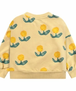 Organic Cotton Floral Sweatshirt Yellow Bobo Choses Fashion Baby 9 Organic Cotton Floral Sweatshirt Yellow Bobo Choses Fashion Baby -Baby Tops Elegant Store organic cotton floral sweatshirt yellow bobo choses fashion baby 4