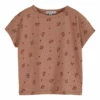 Organic Cotton Floral T-shirt Dusty Pink Emile et Ida Fashion Baby, Children