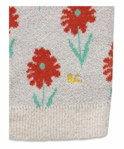 Organic Cotton Flower Cardigan Ecru Bobo Choses Fashion Baby -Baby Tops Elegant Store organic cotton flower cardigan ecru bobo choses fashion baby 3