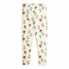 Organic Cotton Flower Leggings Off white Mini Rodini Fashion Baby, Children