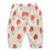 Organic Cotton Flower Trousers Ecru Bobo Choses Fashion Baby