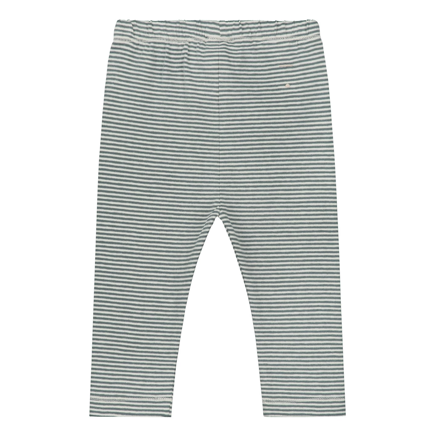 Organic Cotton Footless Leggings Grey blue Gray Label Fashion Baby 2 Organic Cotton Footless Leggings Grey blue Gray Label Fashion Baby - Image 2