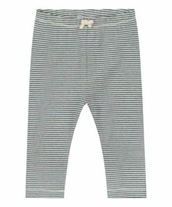 Organic Cotton Footless Leggings Grey blue Gray Label Fashion Baby