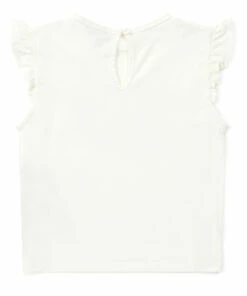 Organic Cotton Happy Days Baby T-shirt Ecru Bonton Fashion Baby -Baby Tops Elegant Store organic cotton happy days baby t shirt ecru bonton fashion baby 2