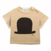 Organic Cotton Hat T-Shirt - Iconic Collection - Yellow Bobo Choses Fashion Baby