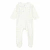 Organic Cotton Heart Pyjamas White Petit Bateau Fashion Baby