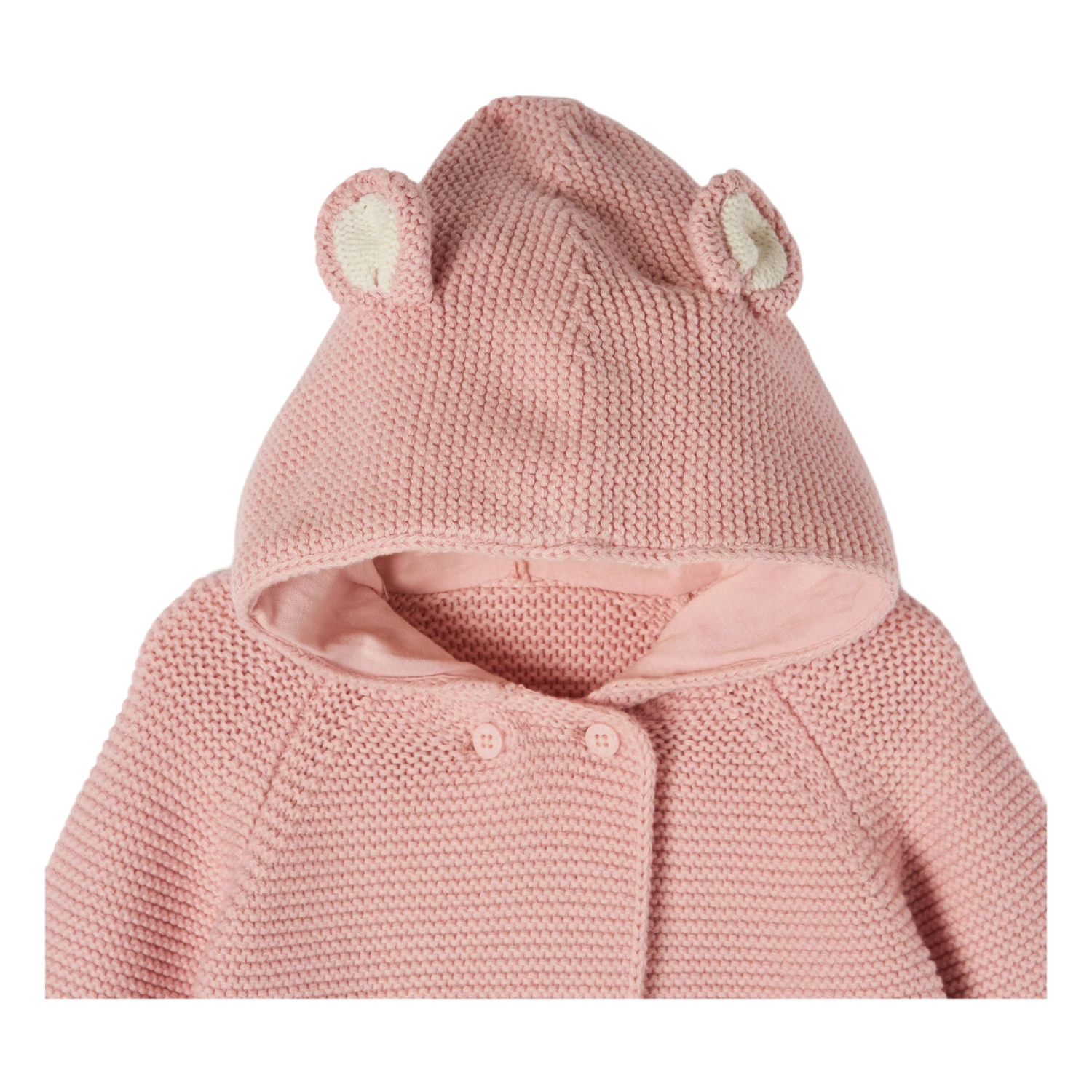 Organic Cotton Hooded Cardigan Pink Stella McCartney Kids Fashion Baby 2 Organic Cotton Hooded Cardigan Pink Stella McCartney Kids Fashion Baby - Image 2