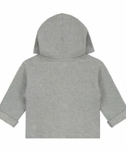 Organic Cotton Hooded Cardigan Grey Gray Label Fashion Baby -Baby Tops Elegant Store organic cotton hooded cardiganorganic cotton hooded cardigan grey gray label fashion baby 3