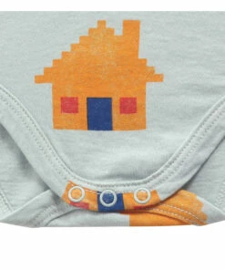 Organic Cotton House Babygrow Green water Bobo Choses Fashion Baby -Baby Tops Elegant Store organic cotton house babygrow green water bobo choses fashion baby 2