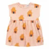 Organic Cotton House Dress Peach Bobo Choses Fashion Baby