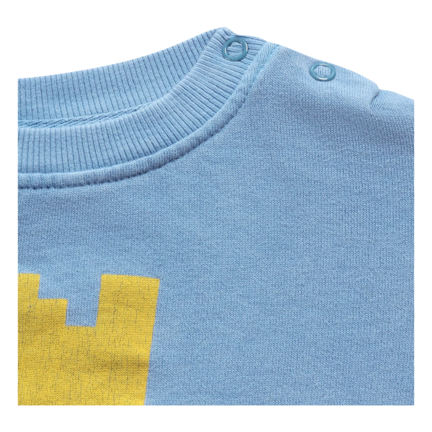 Organic Cotton House Sweatshirt Light blue Bobo Choses Fashion Baby 2 Organic Cotton House Sweatshirt Light blue Bobo Choses Fashion Baby - Image 2