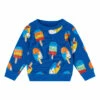 Organic Cotton Ice Cream Sweatshirt Blue Stella McCartney Kids Fashion Baby