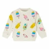 Organic Cotton Ice Lolly Sweatshirt White Stella McCartney Kids Fashion Baby