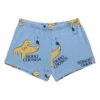 Organic Cotton Jersey Dog Shorts Blue Bobo Choses Fashion Baby