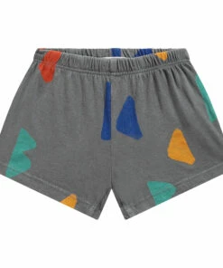 Organic Cotton Jersey Shorts Grey Bobo Choses Fashion Baby