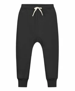 Organic Cotton Joggers Black Gray Label Fashion Baby, Children