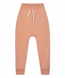 Organic Cotton Joggers Peach Gray Label Fashion Baby, Children