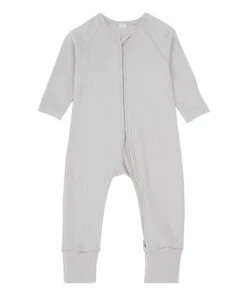 Organic Cotton Jumpsuit Grey Bamboo Baby Fashion Baby