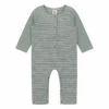 Organic Cotton Jumpsuit Grey blue Gray Label Fashion Baby