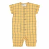 Organic Cotton Jumpsuit Orange Piupiuchick Fashion Baby