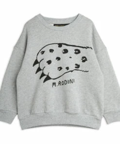 Organic Cotton Kilimanjaro Sweatshirt Grey Mini Rodini Fashion Baby, Children