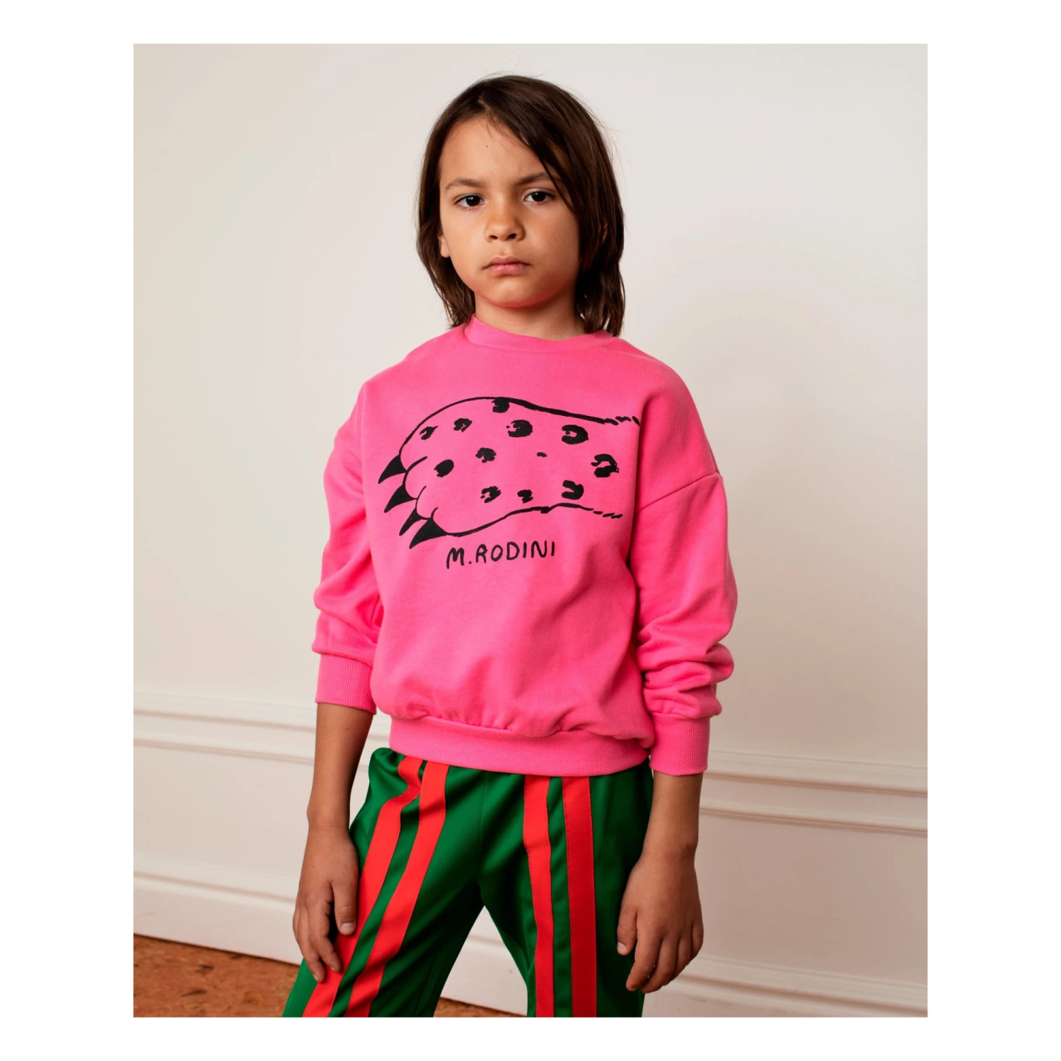 Organic Cotton Kilimanjaro Sweatshirt Pink Mini Rodini Fashion Baby, Children 2 Organic Cotton Kilimanjaro Sweatshirt Pink Mini Rodini Fashion Baby, Children - Image 2