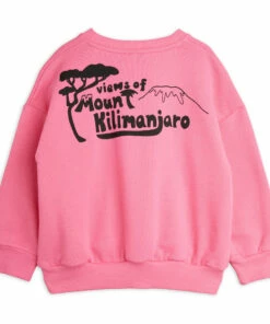 Organic Cotton Kilimanjaro Sweatshirt Pink Mini Rodini Fashion Baby, Children 7 Organic Cotton Kilimanjaro Sweatshirt Pink Mini Rodini Fashion Baby, Children -Baby Tops Elegant Store organic cotton kilimanjaro sweatshirt pink mini rodini fashion baby children 3