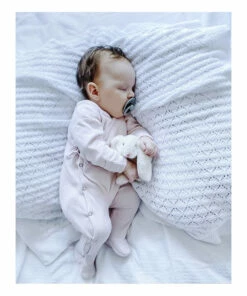 Organic Cotton Kimono Babygrow Pale pink Bamboo Baby Fashion Baby -Baby Tops Elegant Store organic cotton kimono babygrow pale pink bamboo baby fashion baby 1