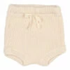 Organic Cotton Knit Bloomers Ecru Búho Fashion Baby