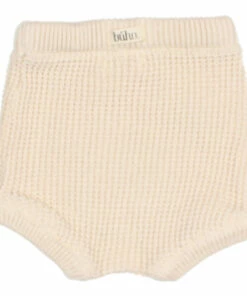 Organic Cotton Knit Bloomers Ecru Búho Fashion Baby -Baby Tops Elegant Store organic cotton knit bloomers ecru b uacute ho fashion baby 2