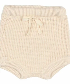 Organic Cotton Knit Bloomers Ecru Búho Fashion Baby