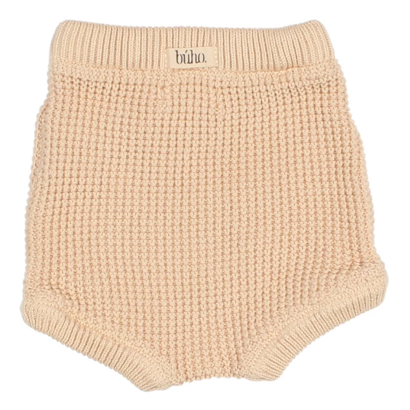 Organic Cotton Knit Bloomers Powder pink Búho Fashion Baby 2 Organic Cotton Knit Bloomers Powder pink Búho Fashion Baby - Image 2