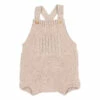Organic Cotton Knit Romper Beige Búho Fashion Baby