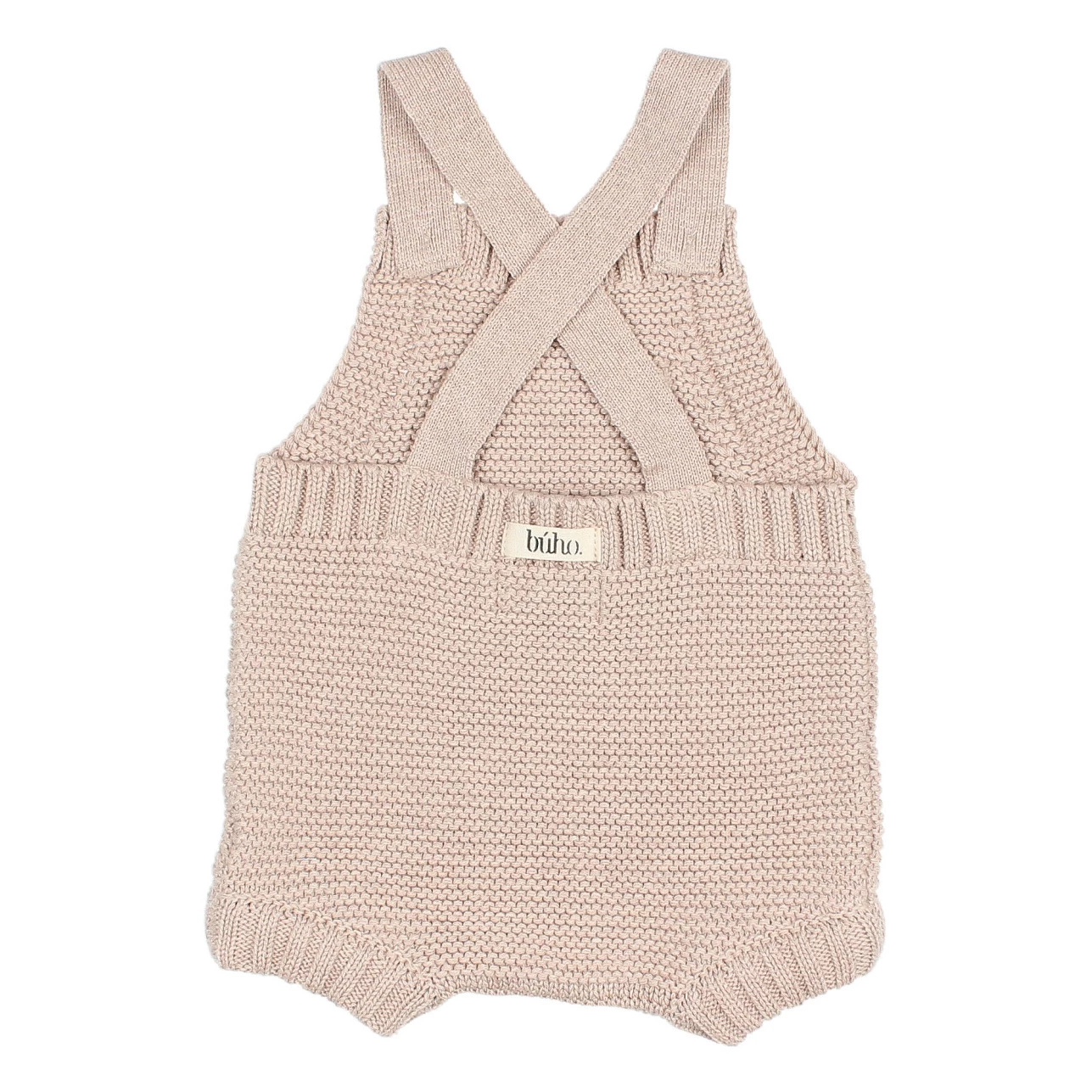 Organic Cotton Knit Romper Beige Búho Fashion Baby 3 Organic Cotton Knit Romper Beige Búho Fashion Baby - Image 3