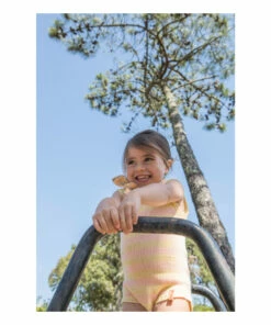 Organic Cotton Knitted Babygrow Yellow Piupiuchick Fashion Baby 7 Organic Cotton Knitted Babygrow Yellow Piupiuchick Fashion Baby -Baby Tops Elegant Store organic cotton knitted babygrow yellow piupiuchick fashion baby 2