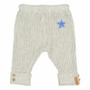 Organic Cotton Knitted Trousers Light grey Piupiuchick Fashion Baby