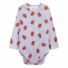 Organic Cotton Ladybird Babygrow Mauve Bobo Choses Fashion Baby