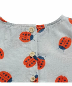 Organic Cotton Ladybird Dress Light grey Bobo Choses Fashion Baby 10 Organic Cotton Ladybird Dress Light grey Bobo Choses Fashion Baby -Baby Tops Elegant Store organic cotton ladybird dress light grey bobo choses fashion baby 4