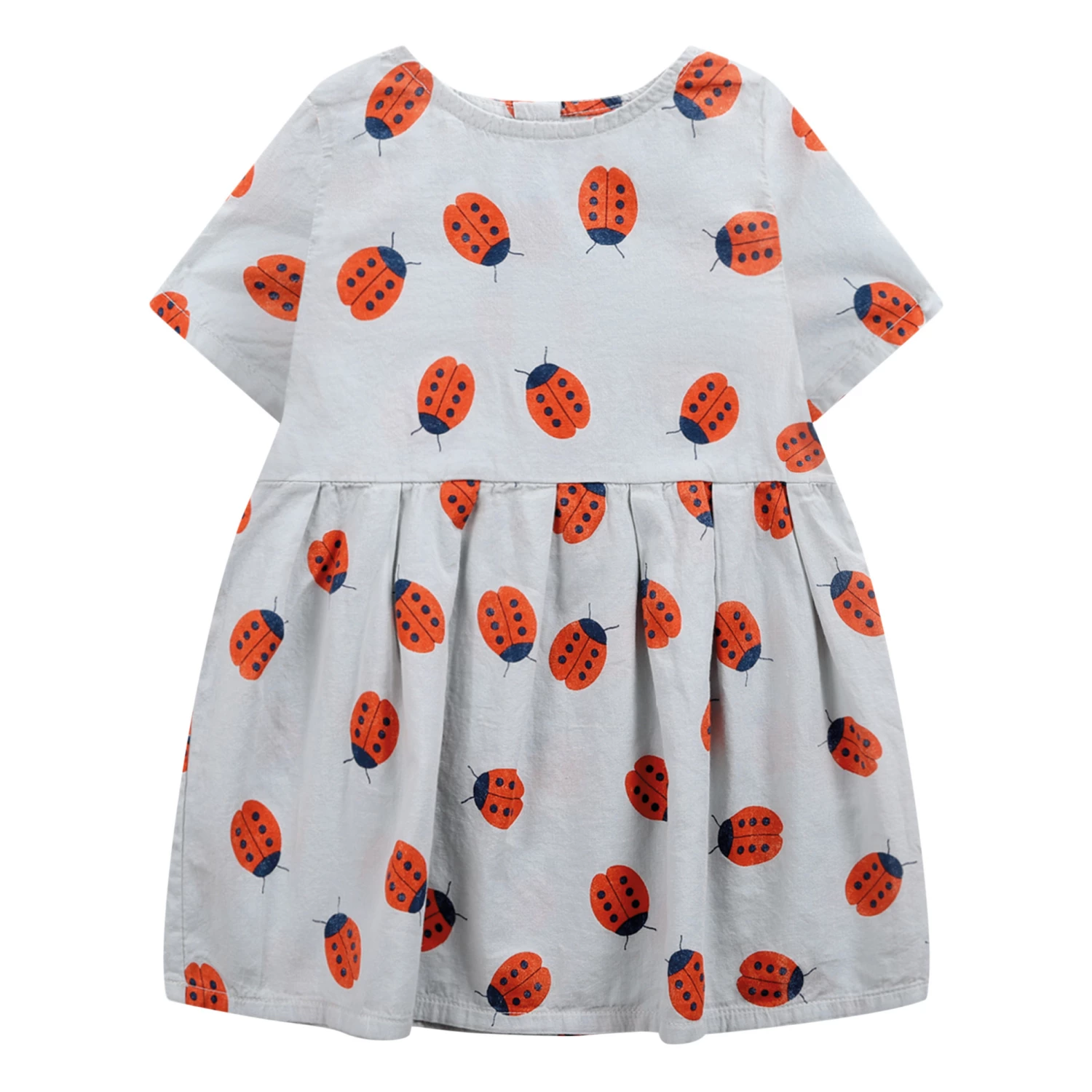 Organic Cotton Ladybird Dress Light grey Bobo Choses Fashion Baby 1 Organic Cotton Ladybird Dress Light grey Bobo Choses Fashion Baby