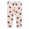 Organic Cotton Ladybird Leggings Ecru Bobo Choses Fashion Baby